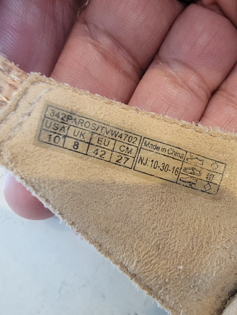 Vionic Cork-Textured Tan Strappy Sandals - Picture 9 of 9